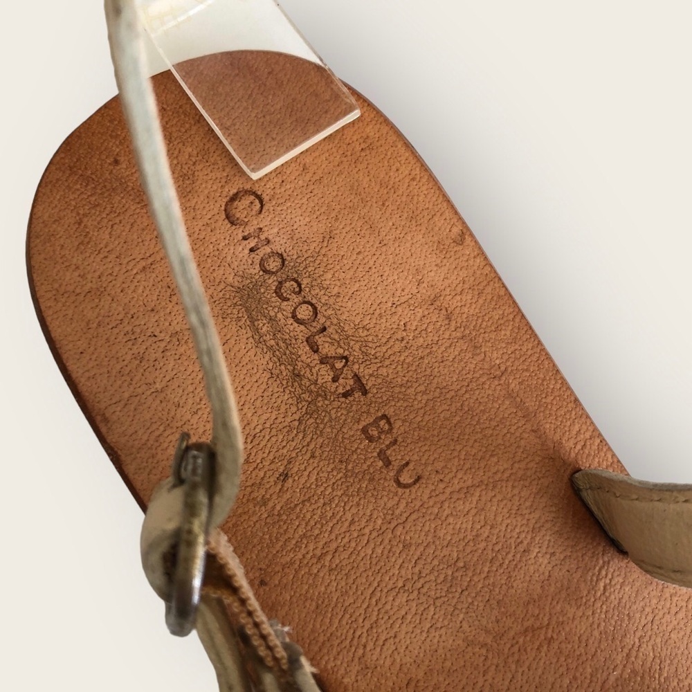Chocolat Blu Ruched Sandals - Picture 6 of 11